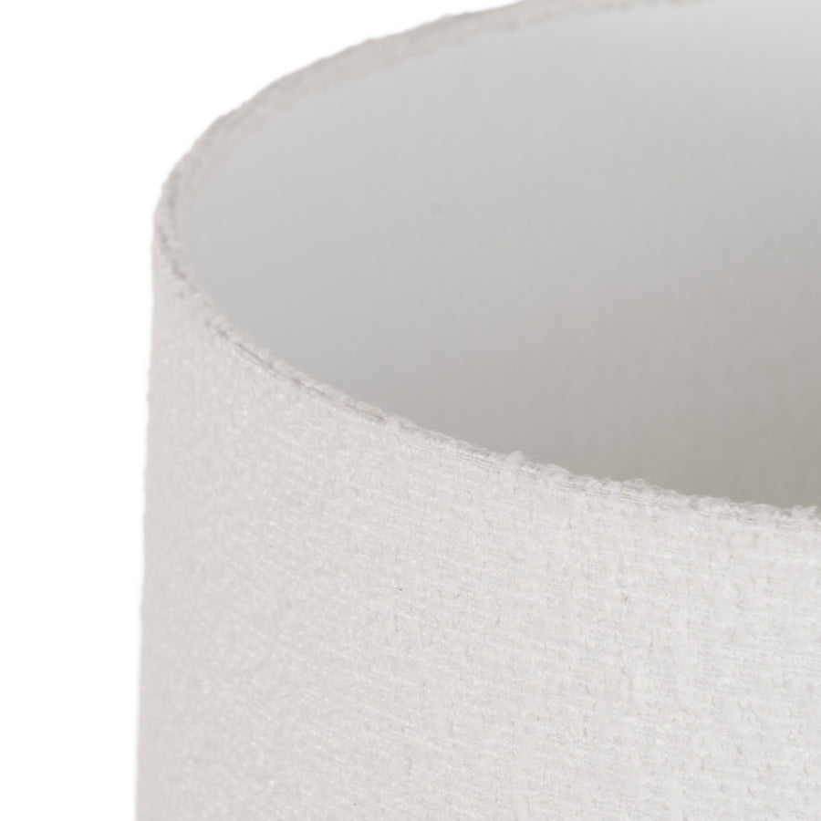 LÁMPARA MESA BEIGE CERÁMICA ILUMINACIÓN 43 X 43 X 56 CM