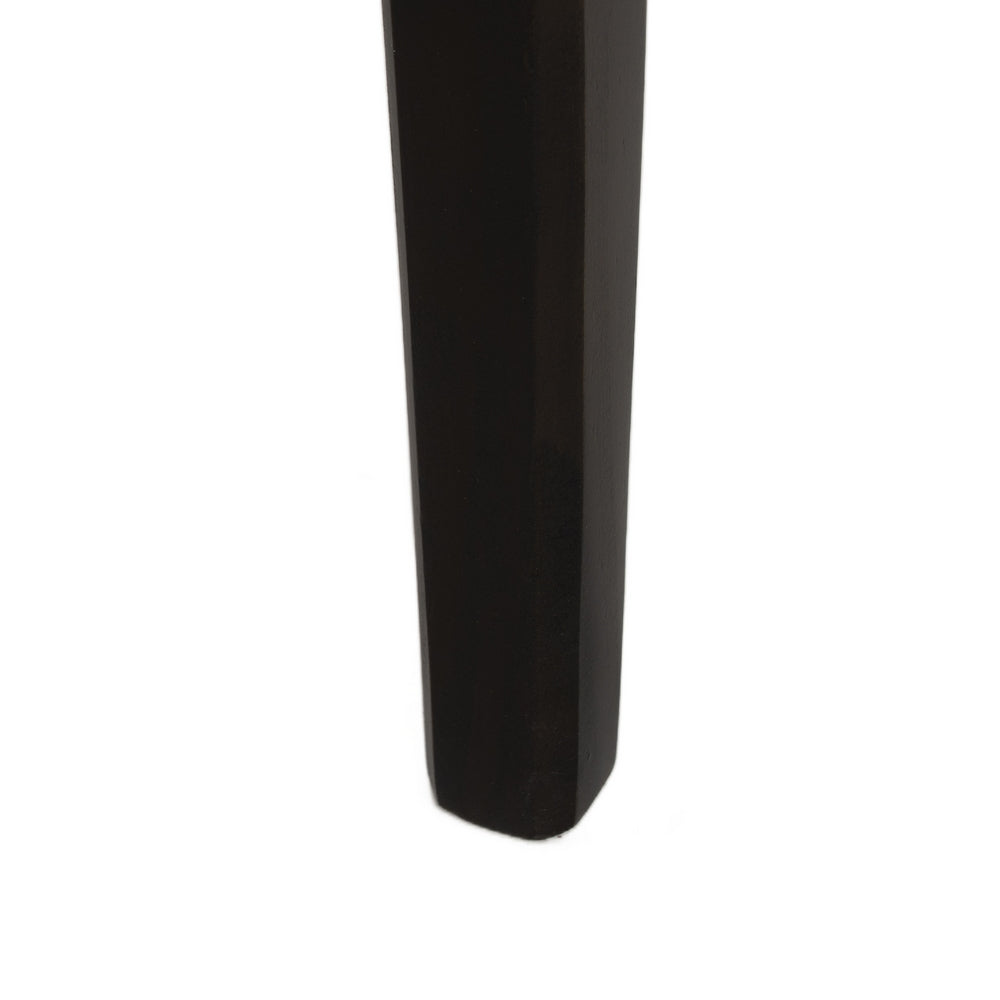 BLACK MARBLE-MDF SIDE TABLE 43 X 33 X 61 CM