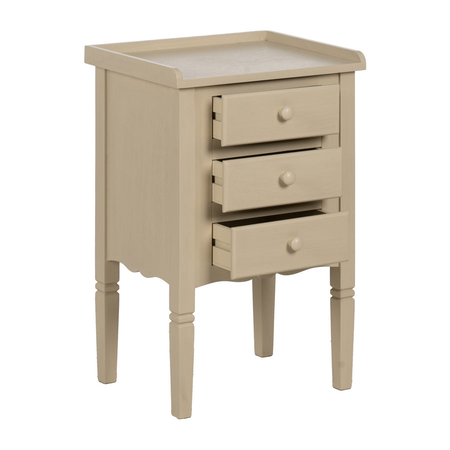 MESITA CREMA DM 43 X 33 X 66 CM