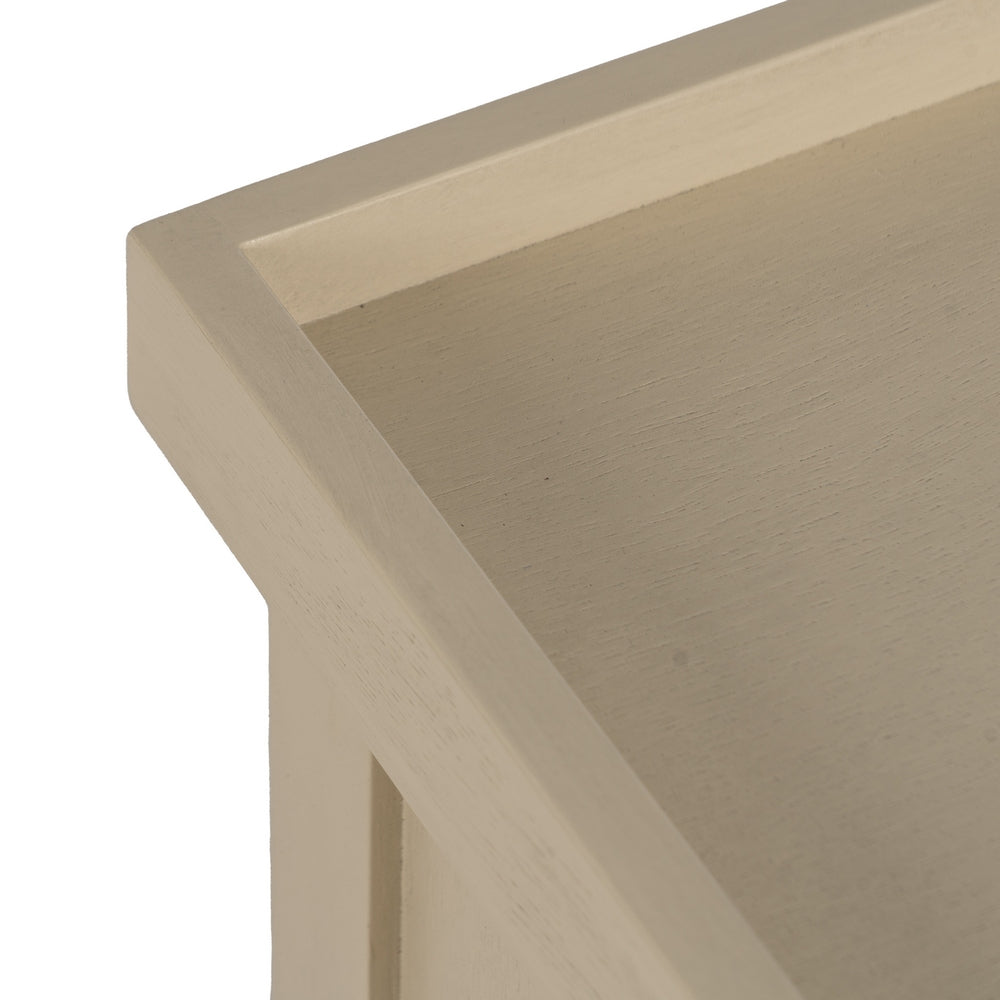 MESITA CREMA DM 43 X 33 X 66 CM