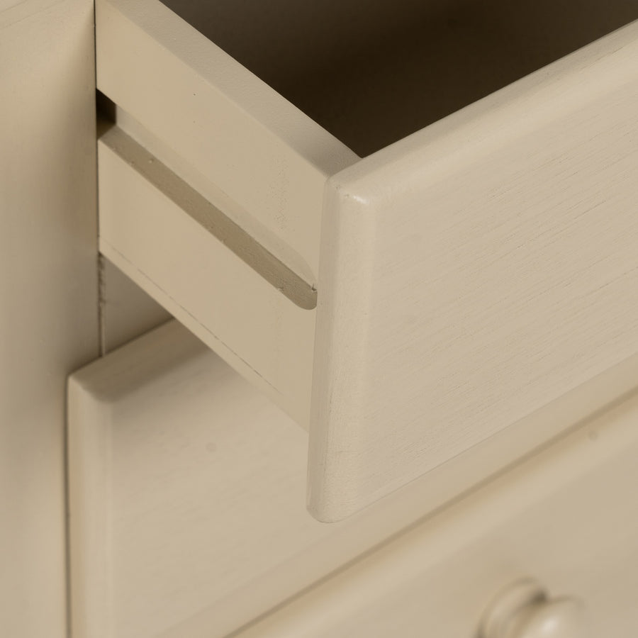MESITA CREMA DM 43 X 33 X 66 CM