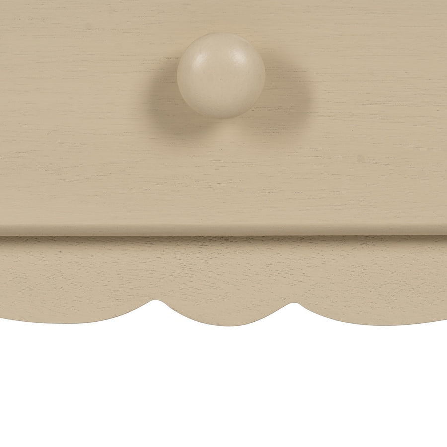 MESITA CREMA DM 43 X 33 X 66 CM