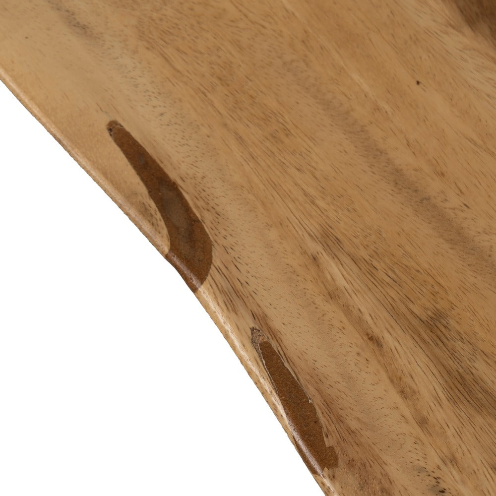 MESA CENTRO NATURAL MADERA-HIERRO SALÓN 150 X 70 X 45 CM