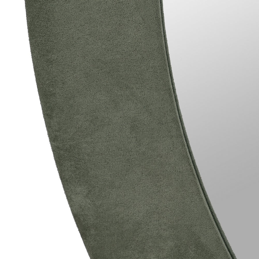 ESPEJO REDONDO VERDE MDF-TEJIDO 120 X 4 X 120 CM