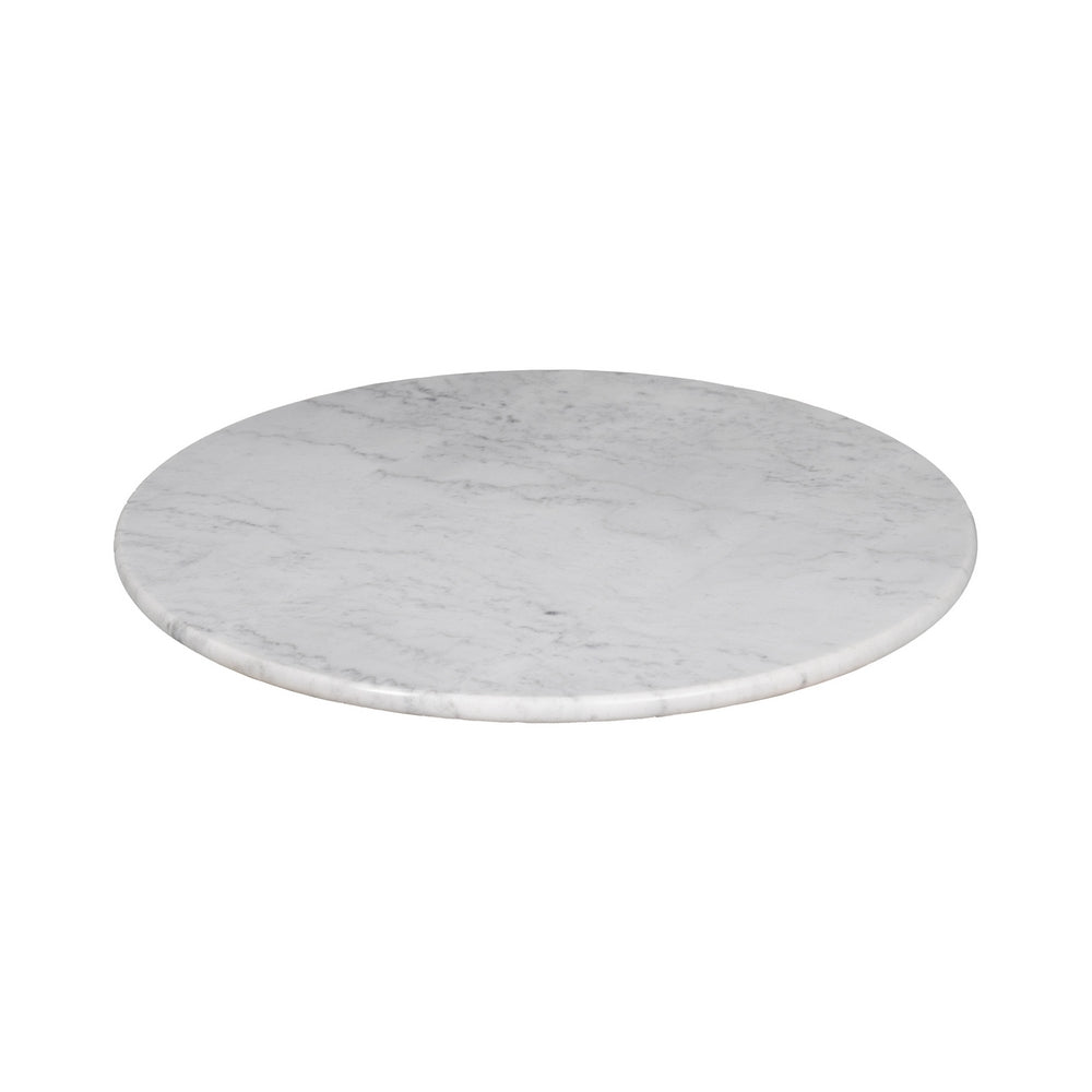 ROUND WHITE MARBLE LIVING ROOM TABLETOP 60 X 60 X 1.80 CM