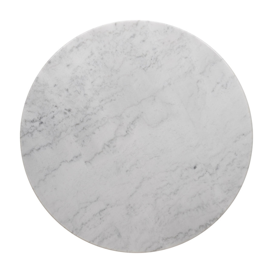 ROUND MARBLE WHITE TABLETOP LIVING ROOM 60 X 60 X 1.80 CM