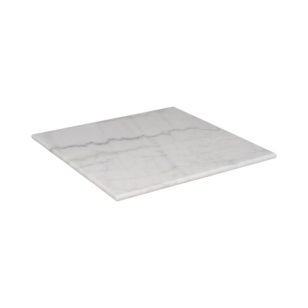 MARBLE WHITE SQUARE TABLETOP 60 X 60 X 1.80 CM