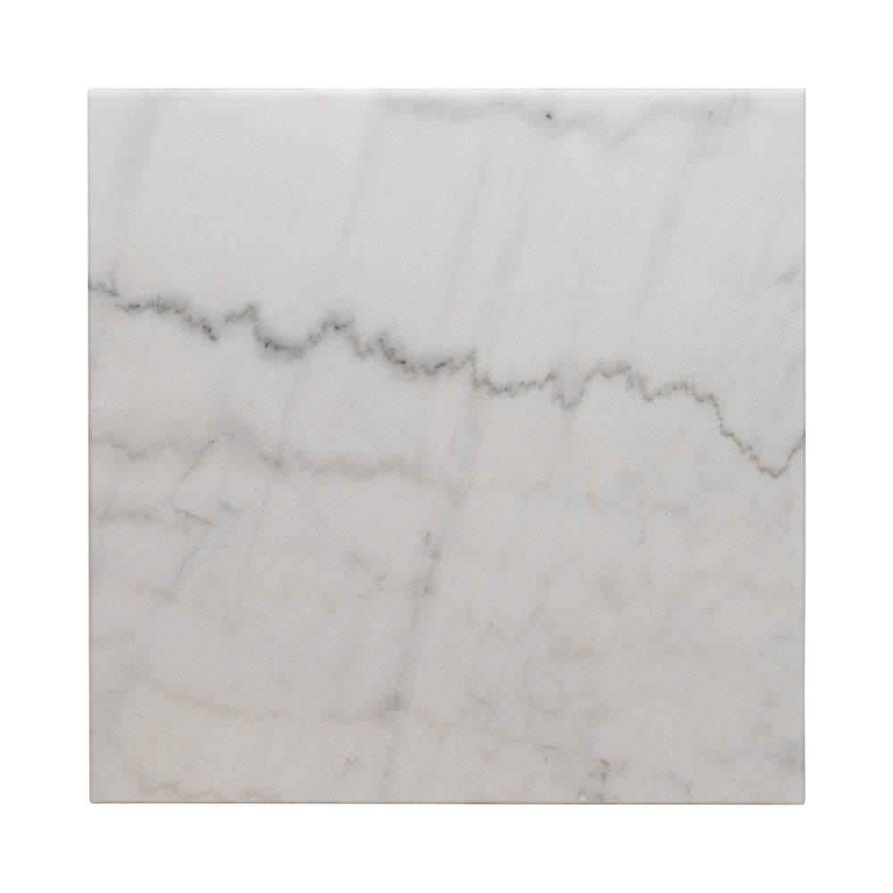 MARBLE WHITE SQUARE TABLETOP 60 X 60 X 1.80 CM