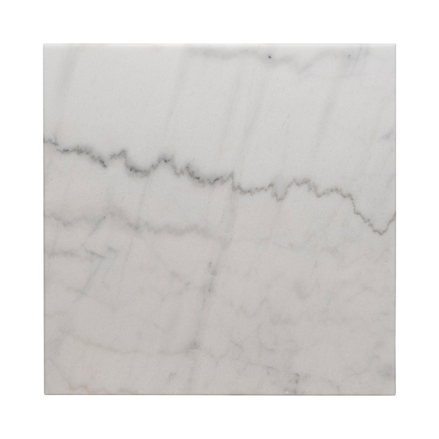 MARBLE WHITE SQUARE TABLETOP 60 X 60 X 1.80 CM