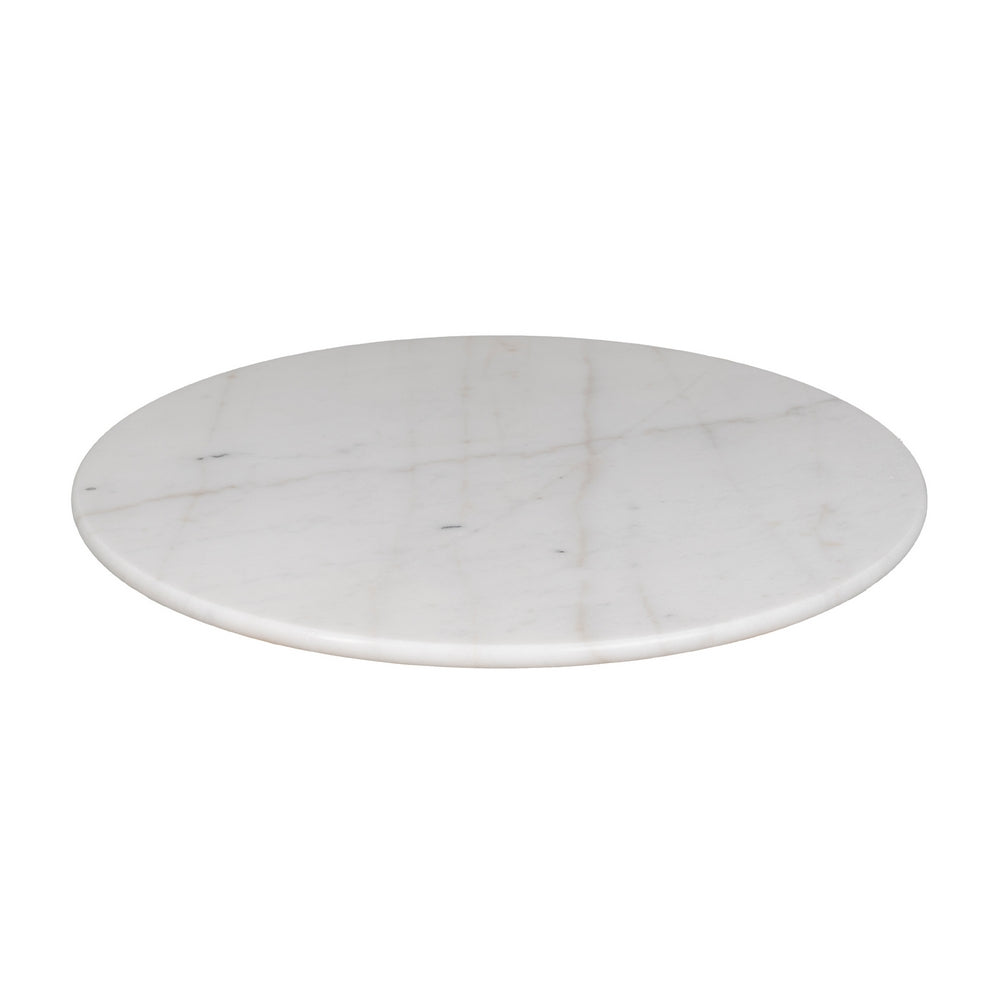 TABLERO MESA REDONDO BLANCO MÁRMOL SALÓN 70 X 70 X 1,80 CM