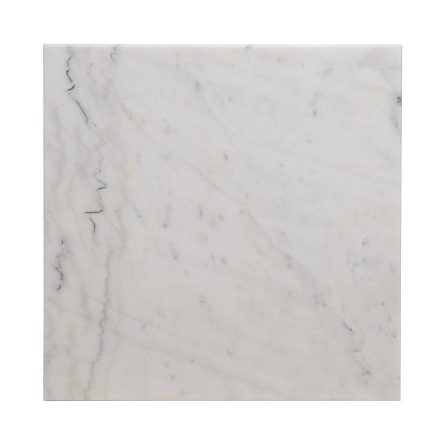 SQUARE WHITE MARBLE TABLETOP 70 X 70 X 1.80 CM