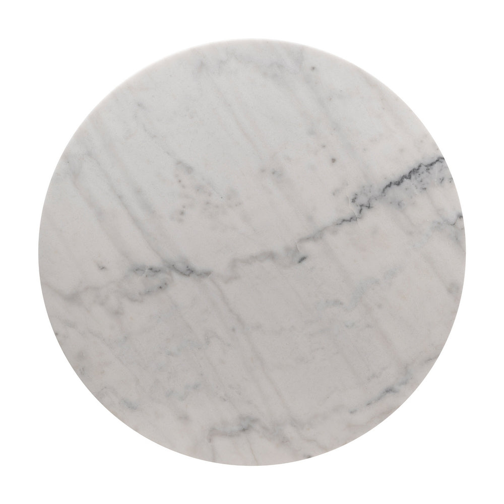 TABLERO MESA REDONDO BLANCO MÁRMOL SALÓN 80 X 80 X 1,80 CM