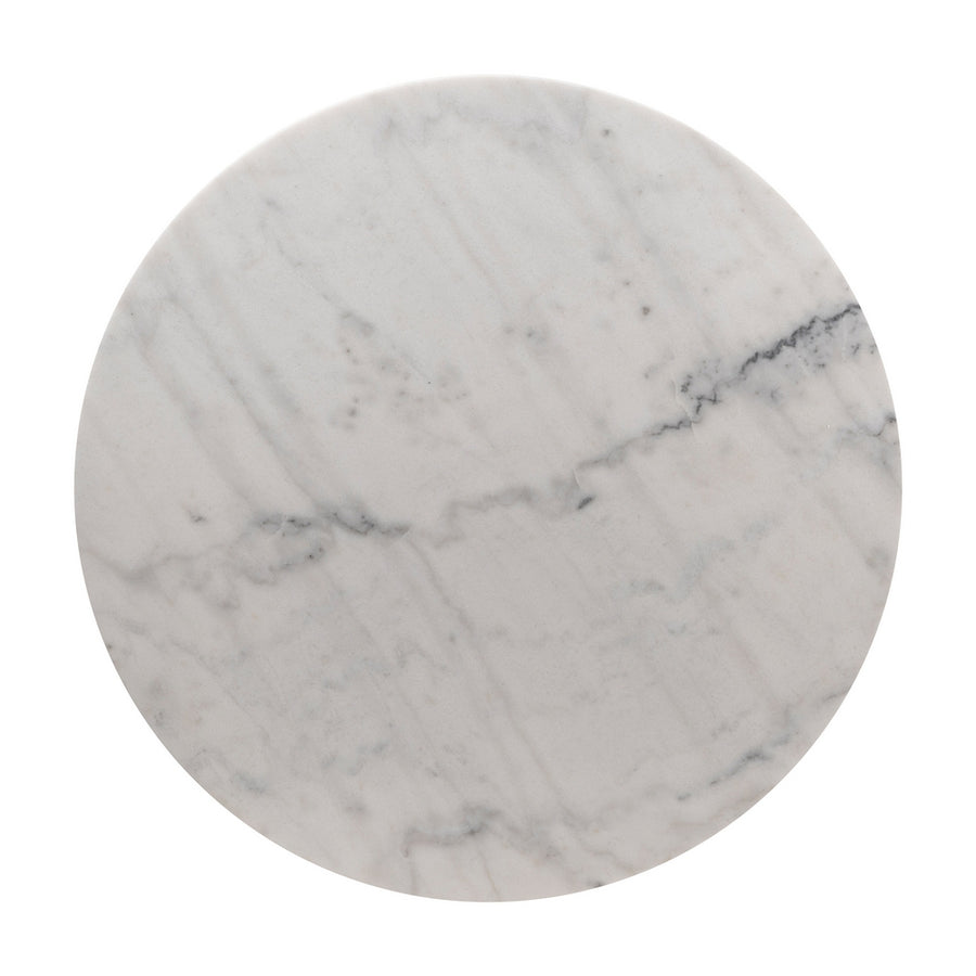 TABLERO MESA REDONDO BLANCO MÁRMOL SALÓN 80 X 80 X 1,80 CM