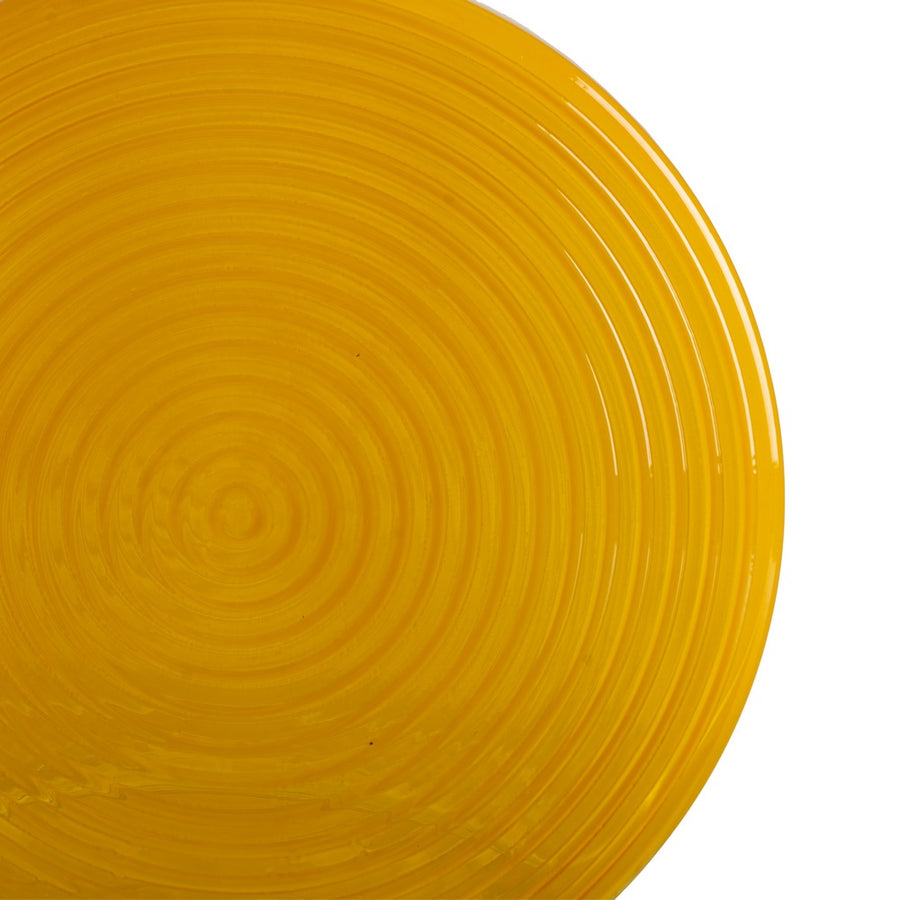 FIGURA BOTELLA VERDE-AMARILLO CRISTAL 15,80 X 15,80 X 33,50