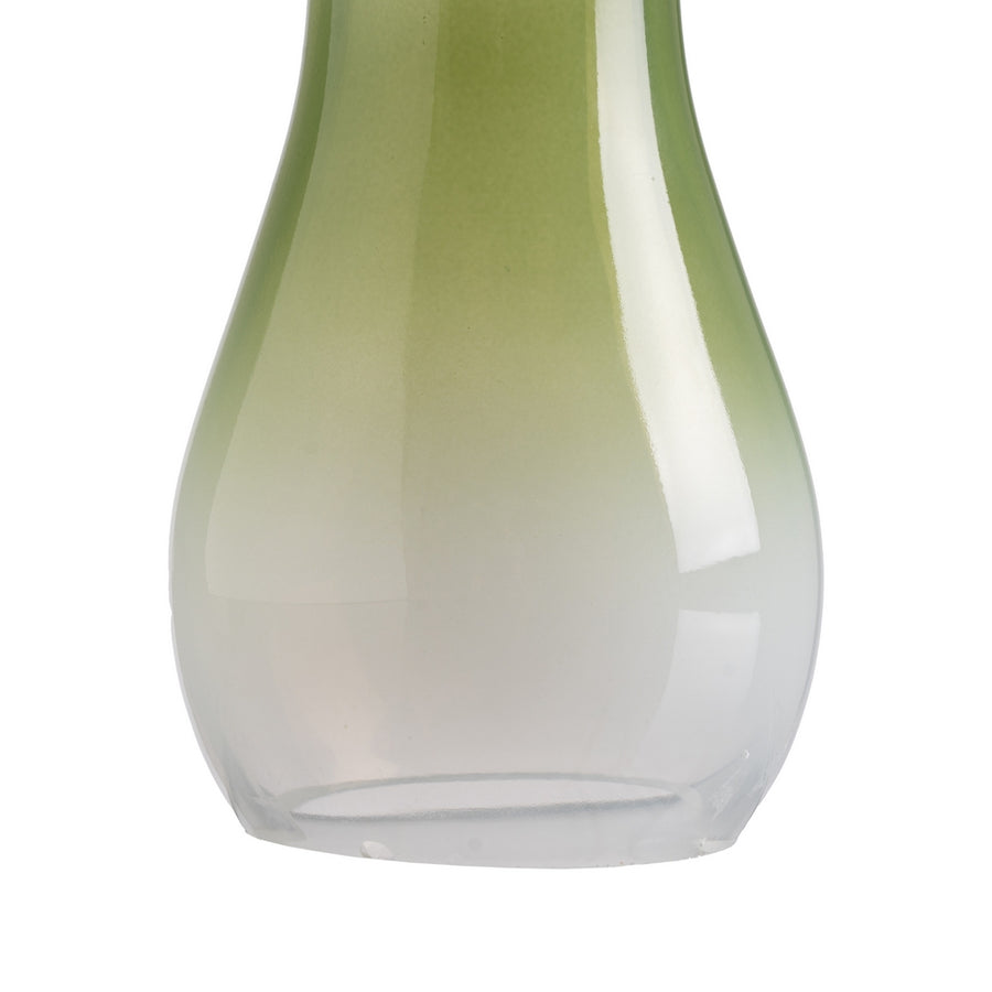 FIGURA SETA VERDE CRISTAL DECORACIÓN 15 X 15 X 22 CM