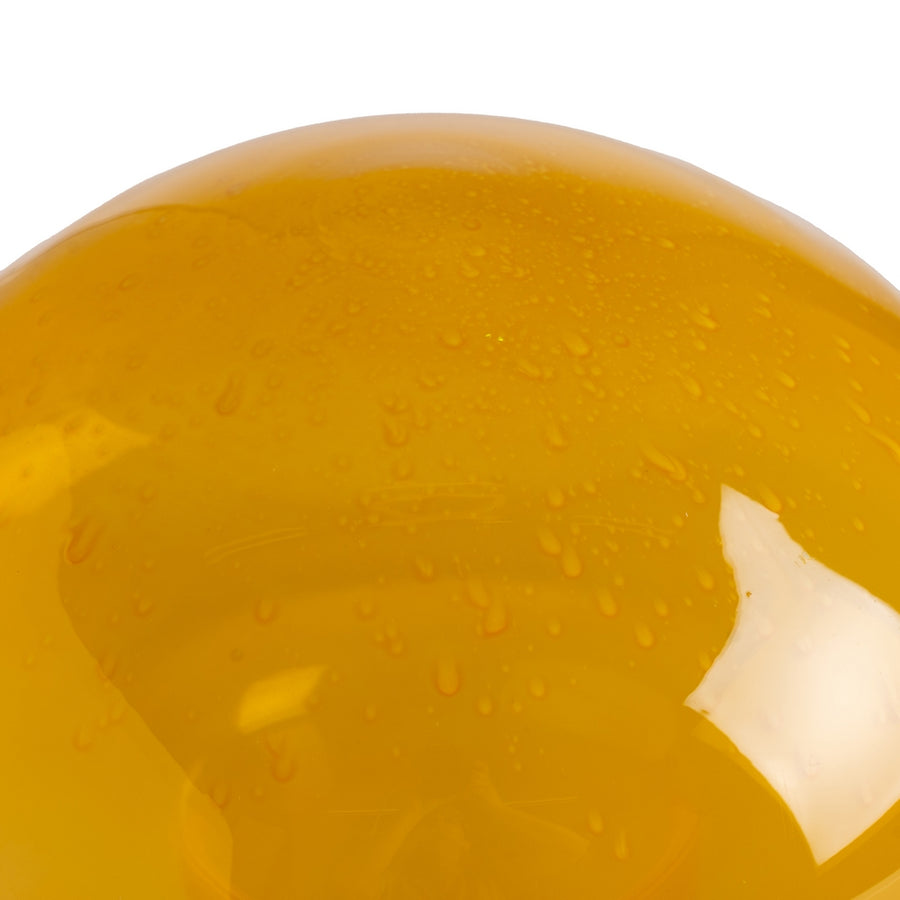 FIGURA SETA AMARILLO CRISTAL DECORACIÓN 17 X 17 X 30 CM