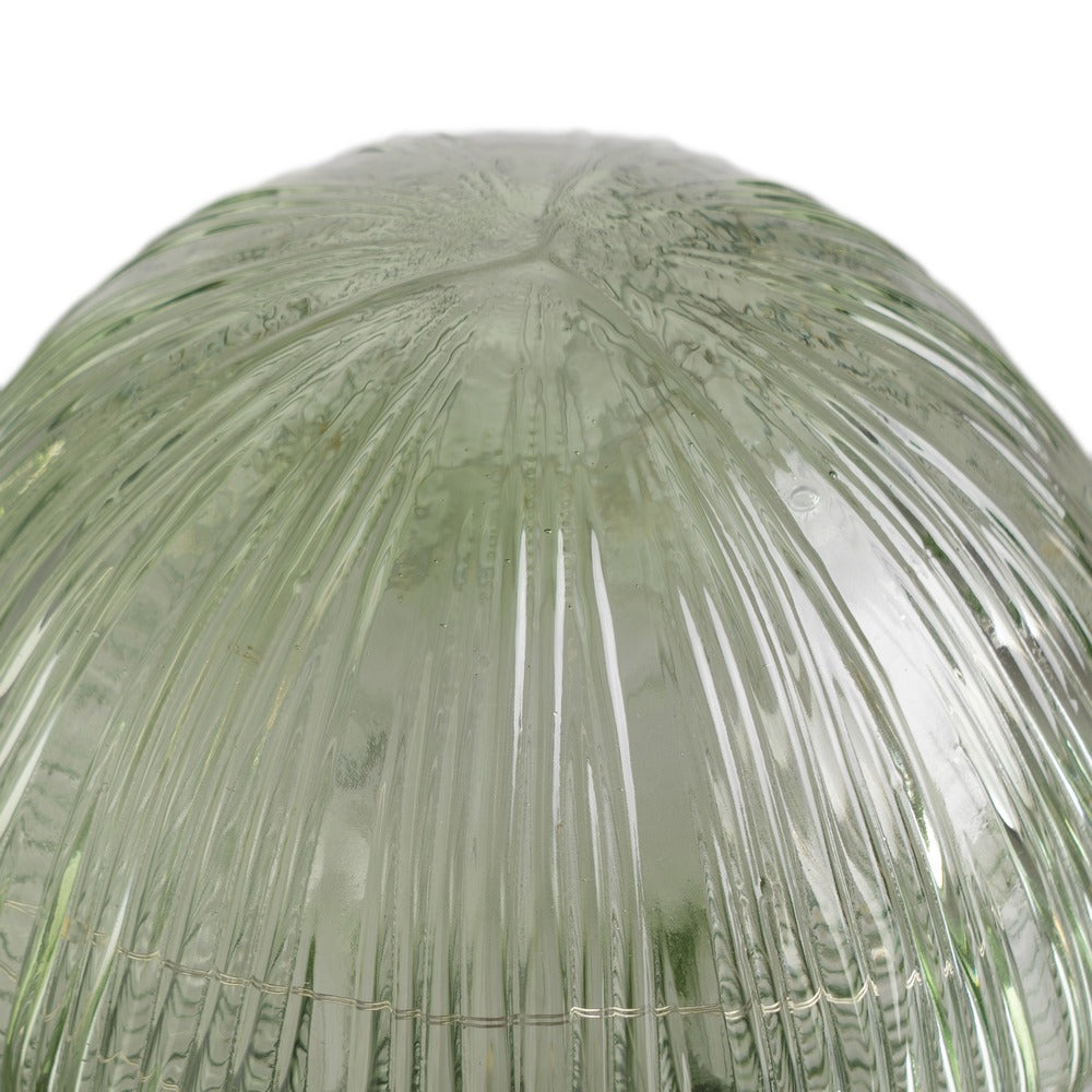 FIGURA CON LUZ SETA VERDE CRISTAL 12,50 X 12,50 X 15 CM