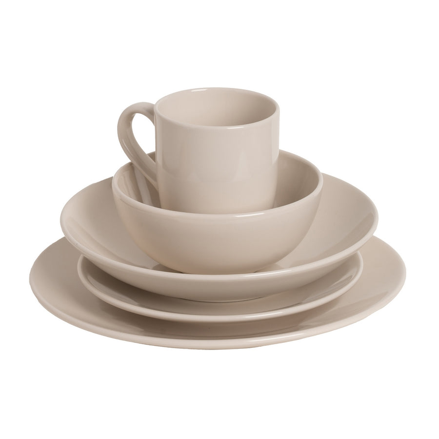DESSERT PLATE CREAM STONEWARE KITCHEN 20 X 20 X 2.50 CM