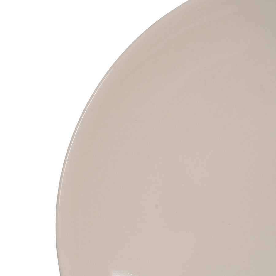DESSERT PLATE CREAM STONEWARE KITCHEN 20 X 20 X 2.50 CM