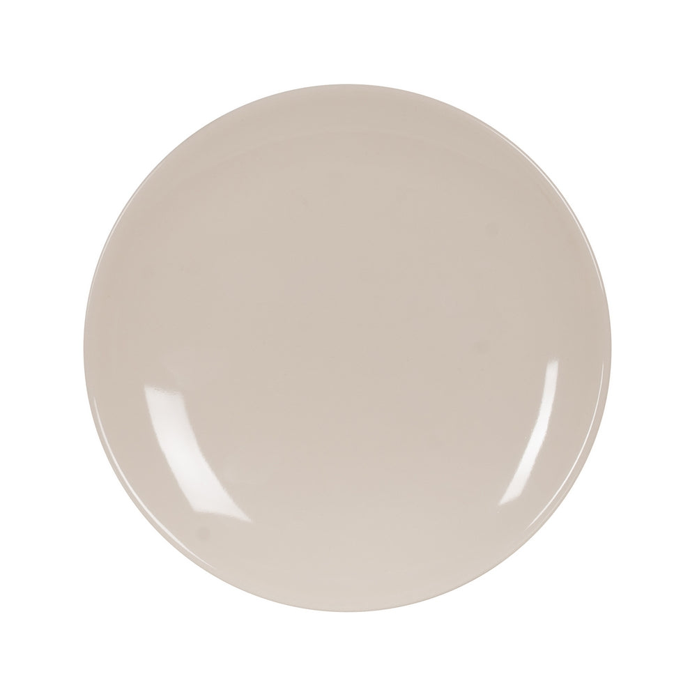 PLATO POSTRE CREMA STONEWARE COCINA 20 X 20 X 2,50 CM
