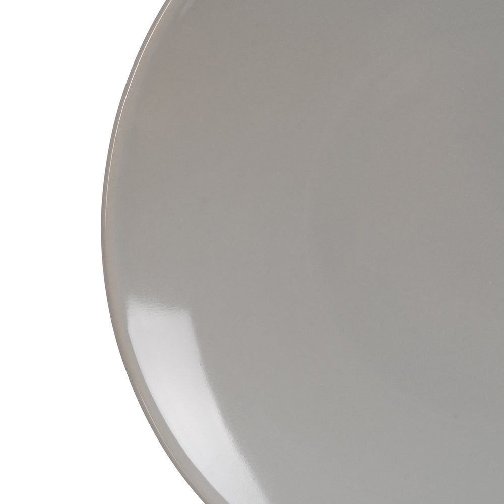 PLATO POSTRE GRIS STONEWARE COCINA 20 X 20 X 2,50 CM