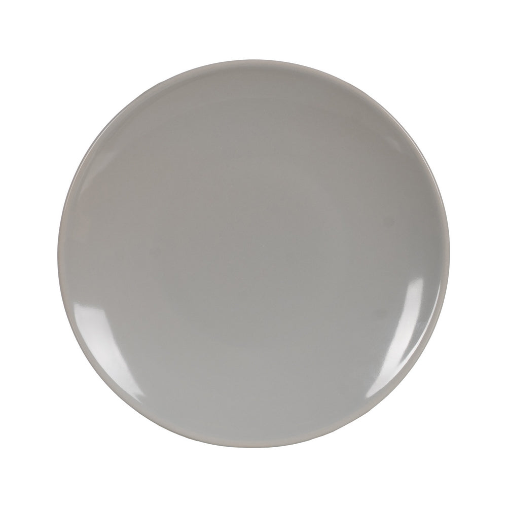 PLATO POSTRE GRIS STONEWARE COCINA 20 X 20 X 2,50 CM