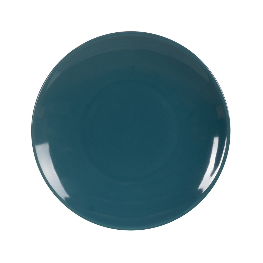 PLATO POSTRE AZUL STONEWARE COCINA 20 X 20 X 2,50 CM