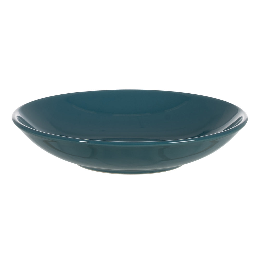 PLATO HONDO AZUL STONEWARE COCINA 22 X 22 X 4,50 CM