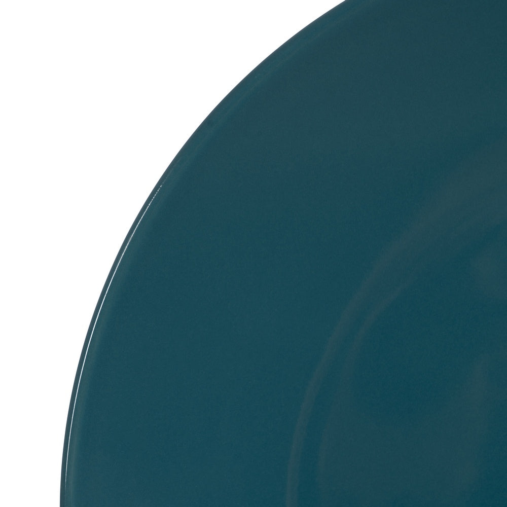 PLATO LLANO AZUL STONEWARE COCINA 26 X 26 X 3 CM
