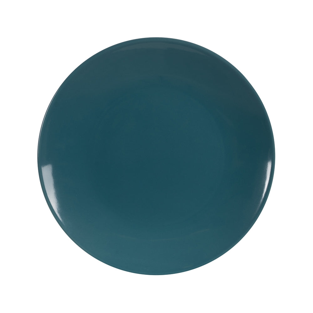 BLUE STONEWARE FLAT PLATE KITCHEN 26 X 26 X 3 CM