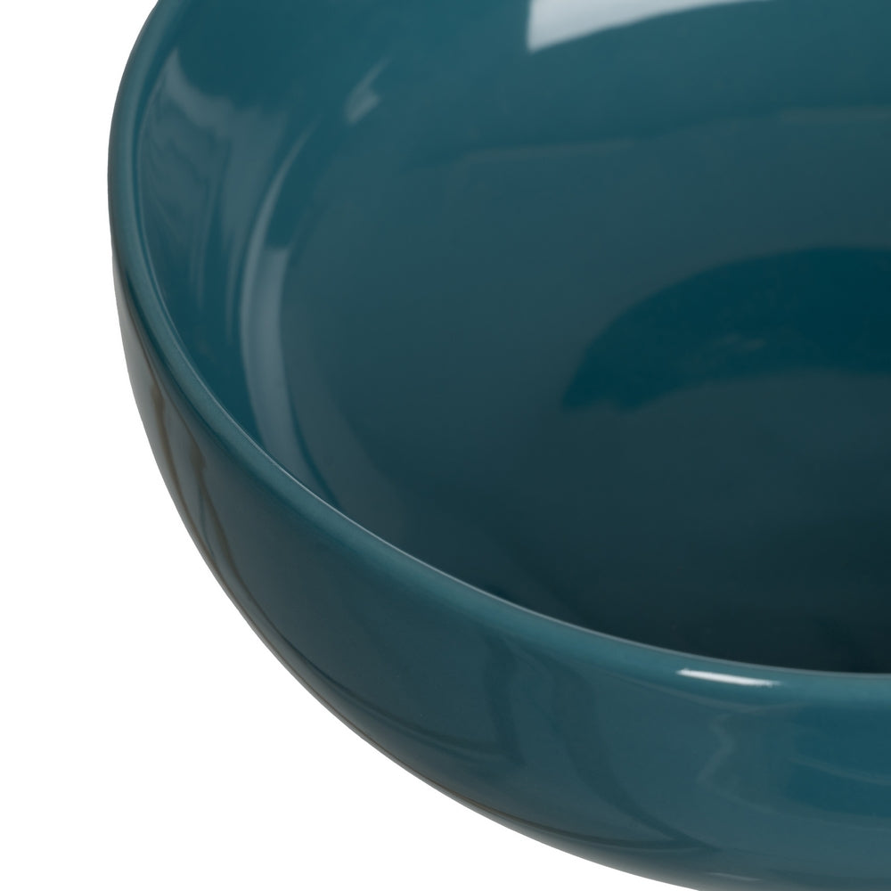 ENSALADERA AZUL STONEWARE COCINA 23,50 X 23,50 X 8,50 CM