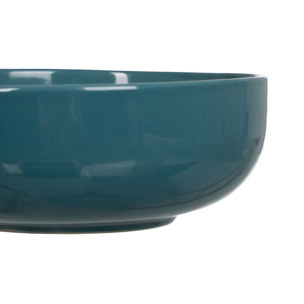 ENSALADERA AZUL STONEWARE COCINA 23,50 X 23,50 X 8,50 CM