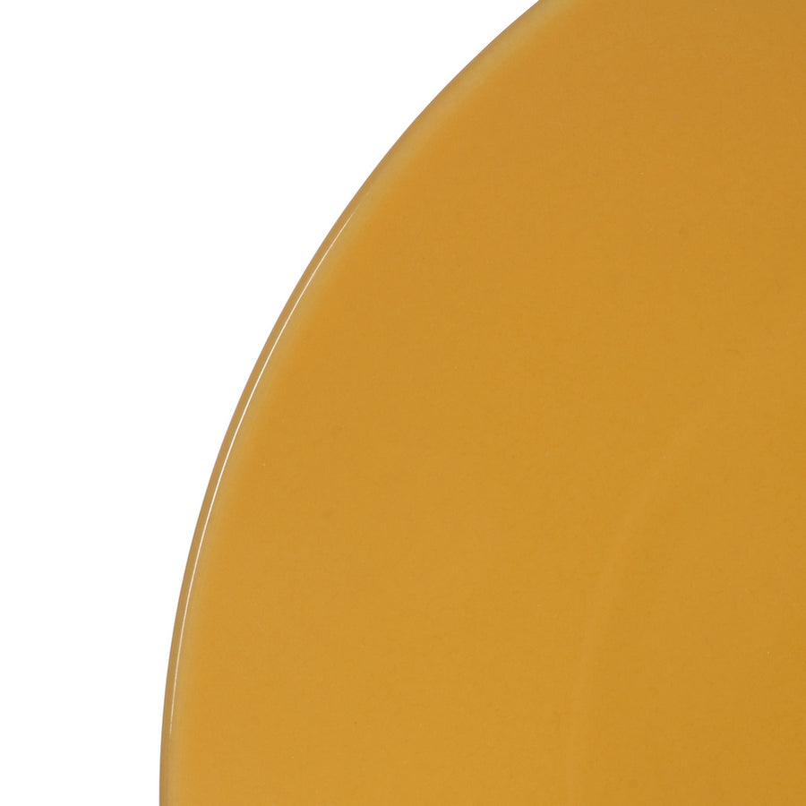 PLATO LLANO MOSTAZA STONEWARE COCINA 26 X 26 X 3 CM