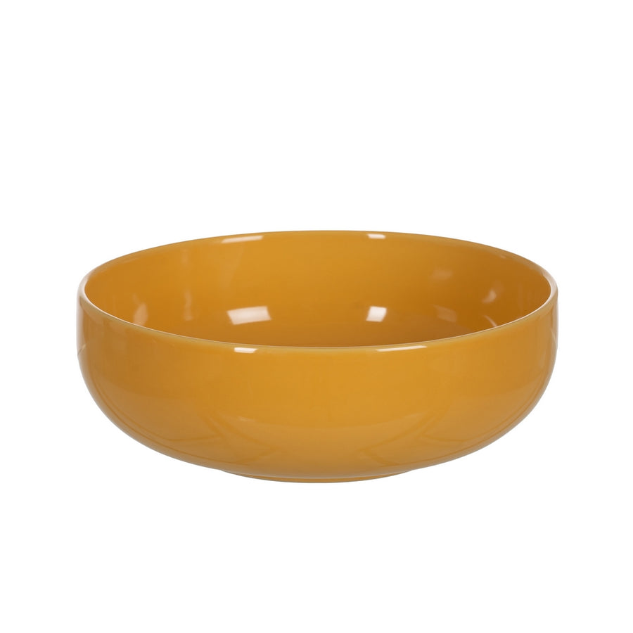 ENSALADERA MOSTAZA STONEWARE COCINA 23,50 X 23,50 X 8,50 CM