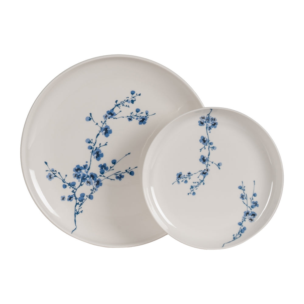 PLATO LLANO ORIENTAL BLANCO-AZUL 26,50 X 26,50 CM