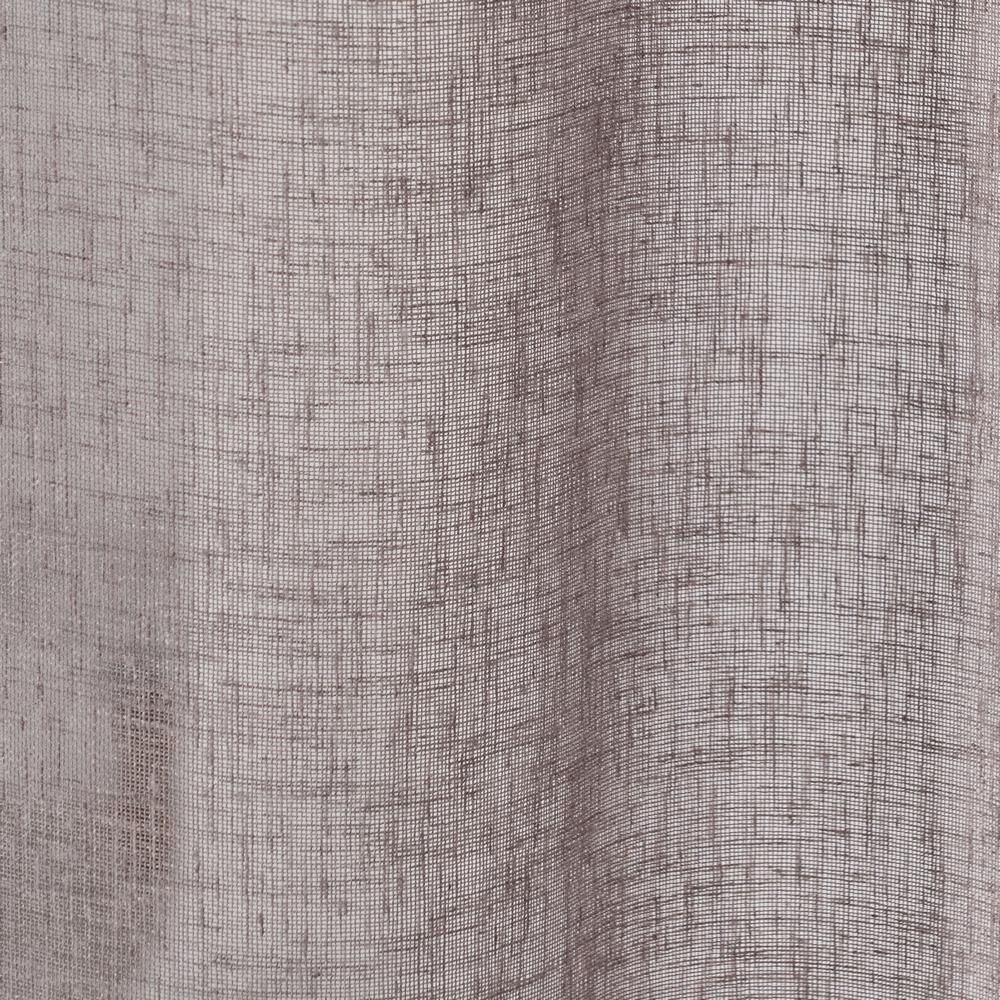 TAUPE POLYESTER DECORATIVE CURTAIN 140 X 260 CM