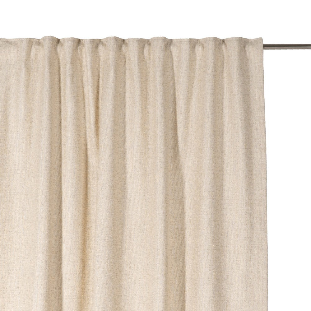 CORTINA CRUDO POLIESTER DECORACIÓN 140 X 260 CM