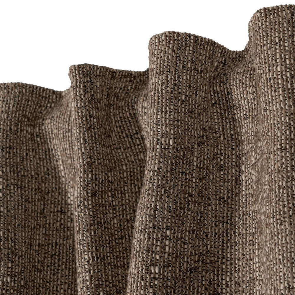 CORTINA TIERRA POLIESTER DECORACIÓN 140 X 260 CM