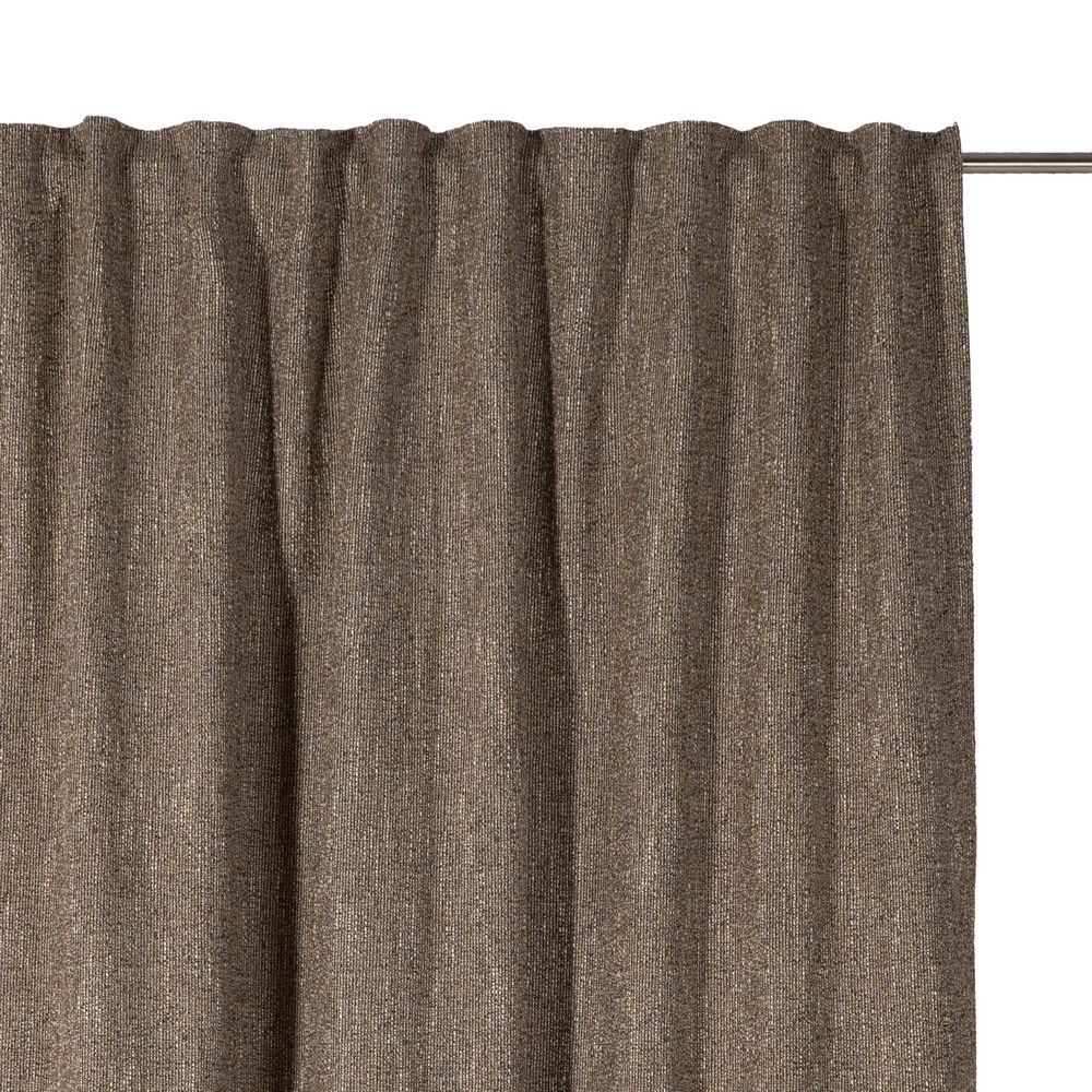 CORTINA TIERRA POLIESTER DECORACIÓN 140 X 260 CM