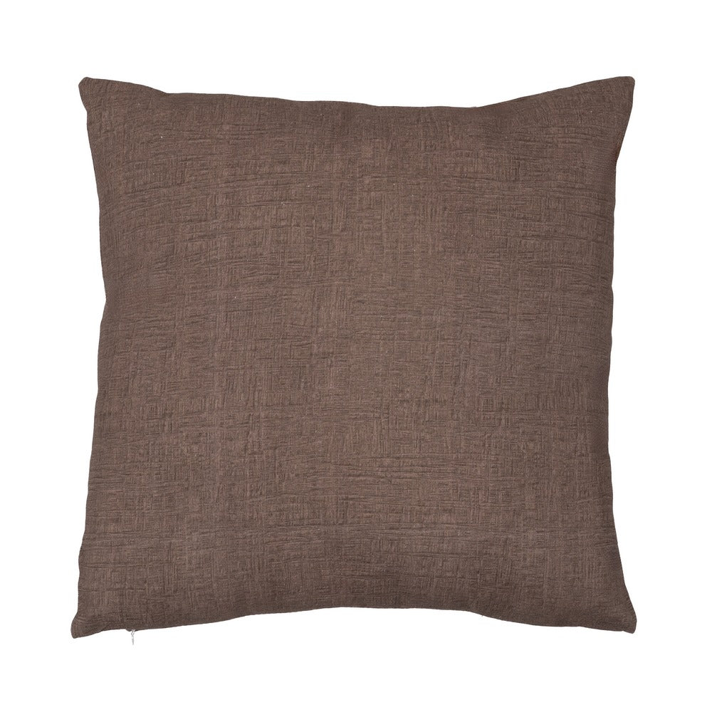 CHOCOLATE CUSHION COTTON-POLYESTER 45 X 45 CM