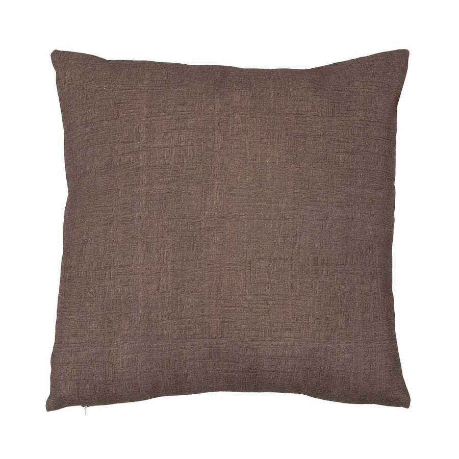 CHOCOLATE CUSHION COTTON-POLYESTER 45 X 45 CM