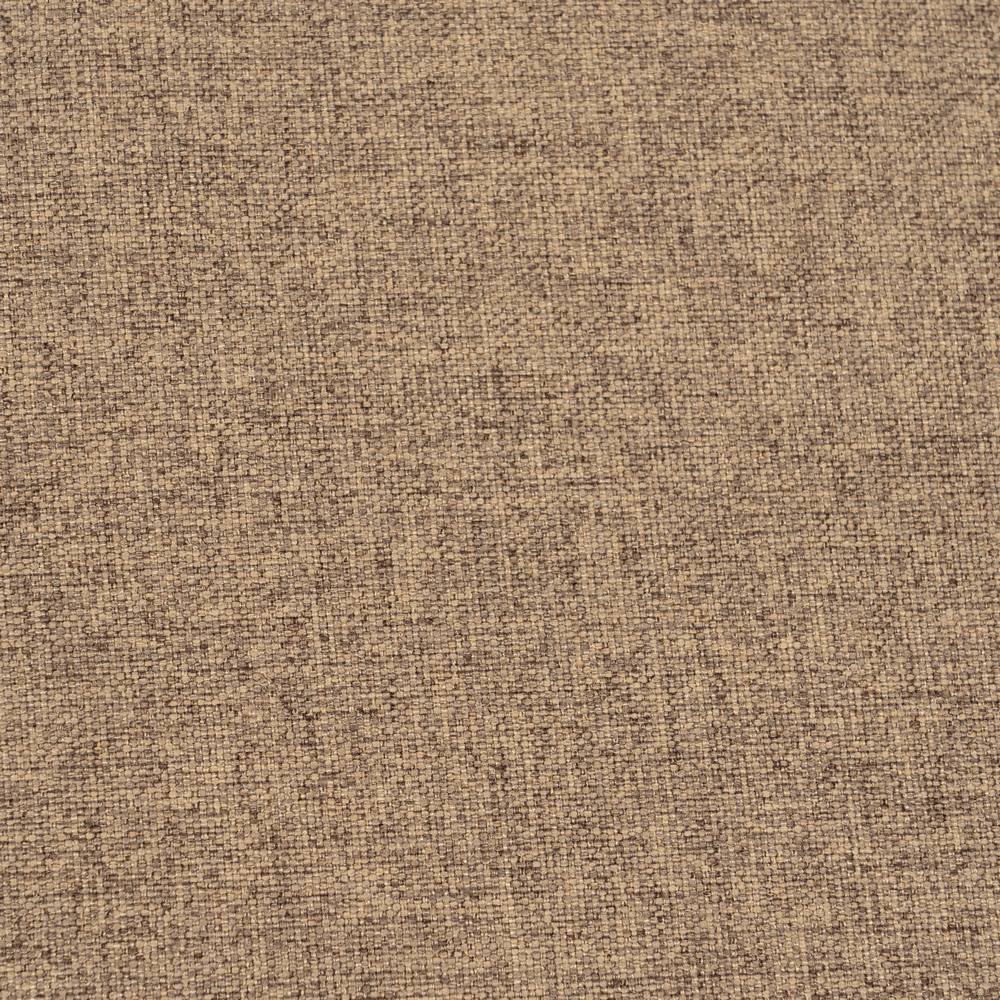 BROWN POLYESTER-COTTON CUSHION 55 X 55 CM
