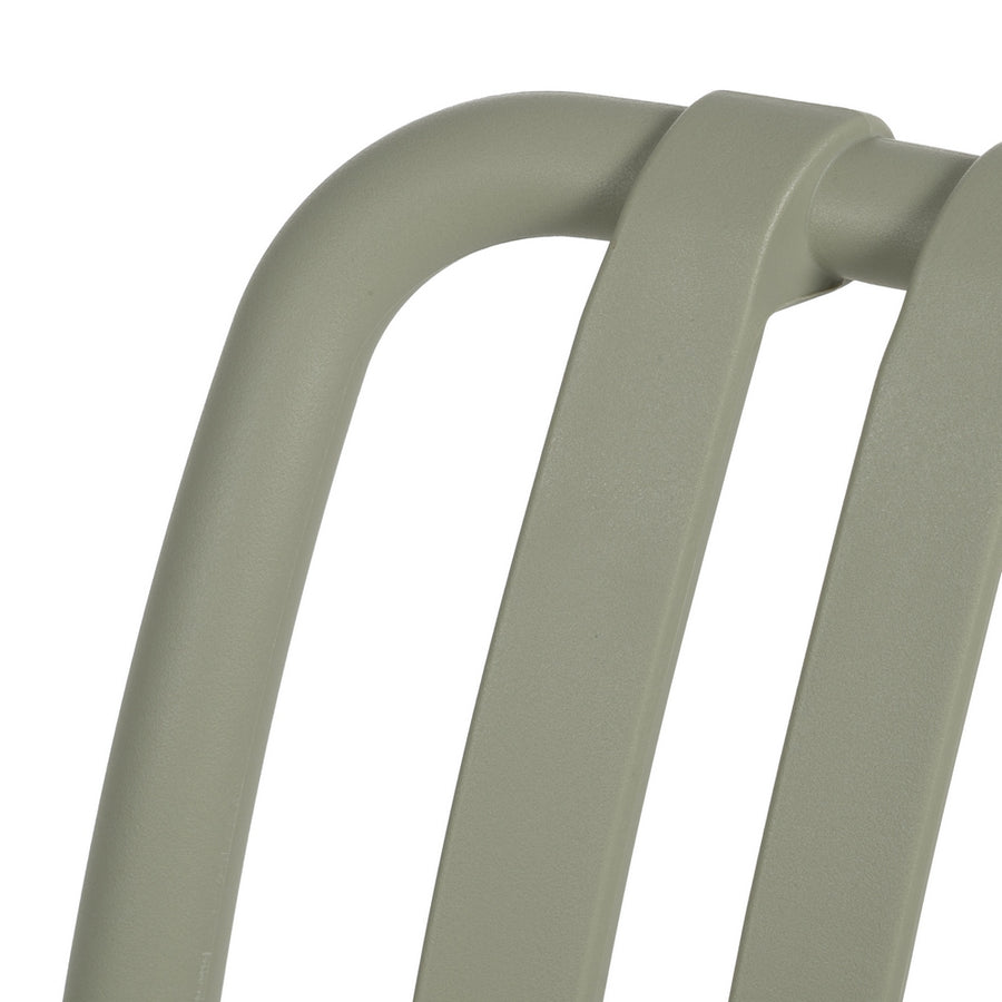SILLA APILABLE VERDE POLIPROPILENO 56 X 57 X 81 CM