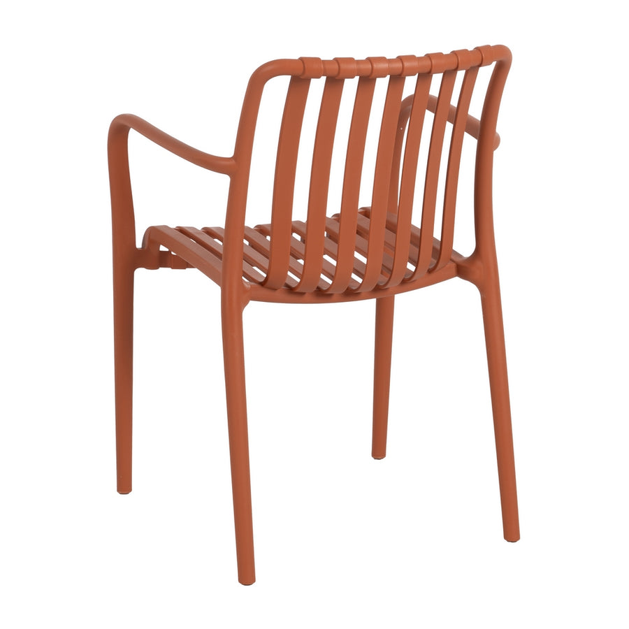 SILLA APILABLE TERRACOTA POLIPROPILENO 56 X 57 X 81 CM
