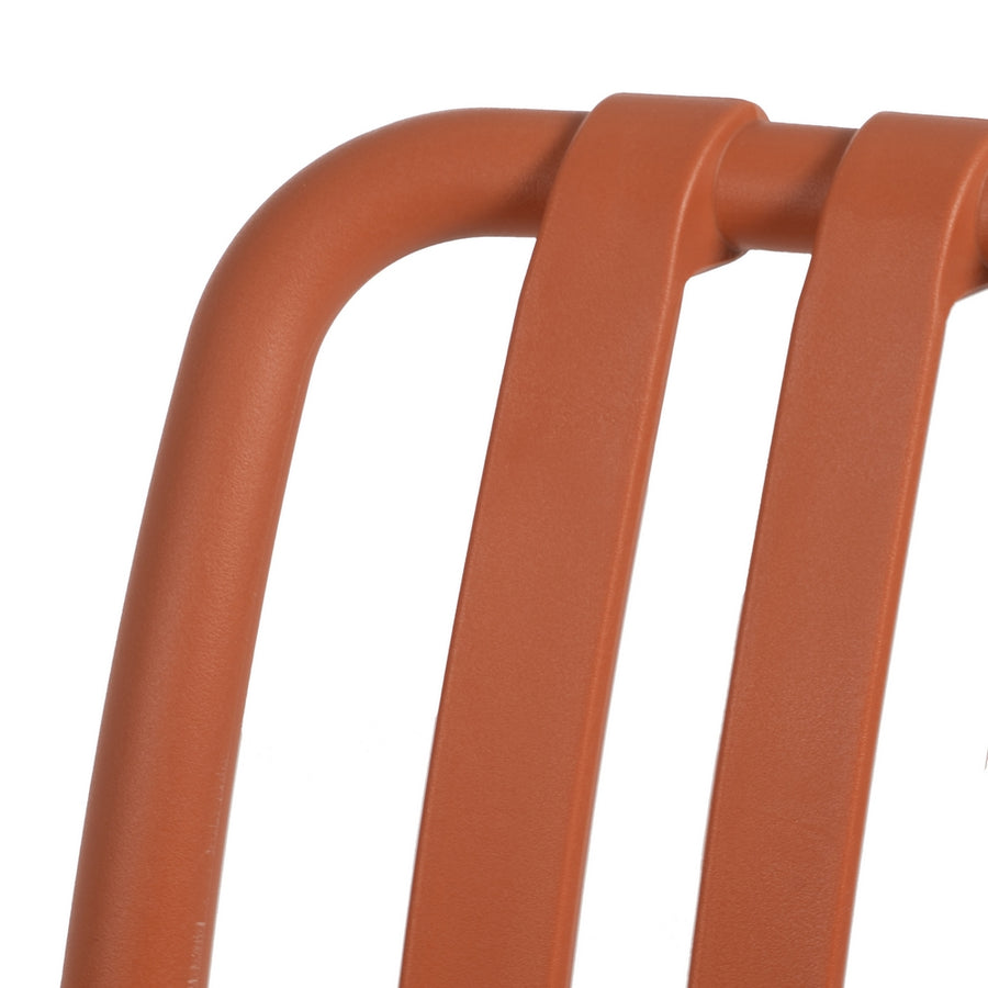 SILLA APILABLE TERRACOTA POLIPROPILENO 56 X 57 X 81 CM