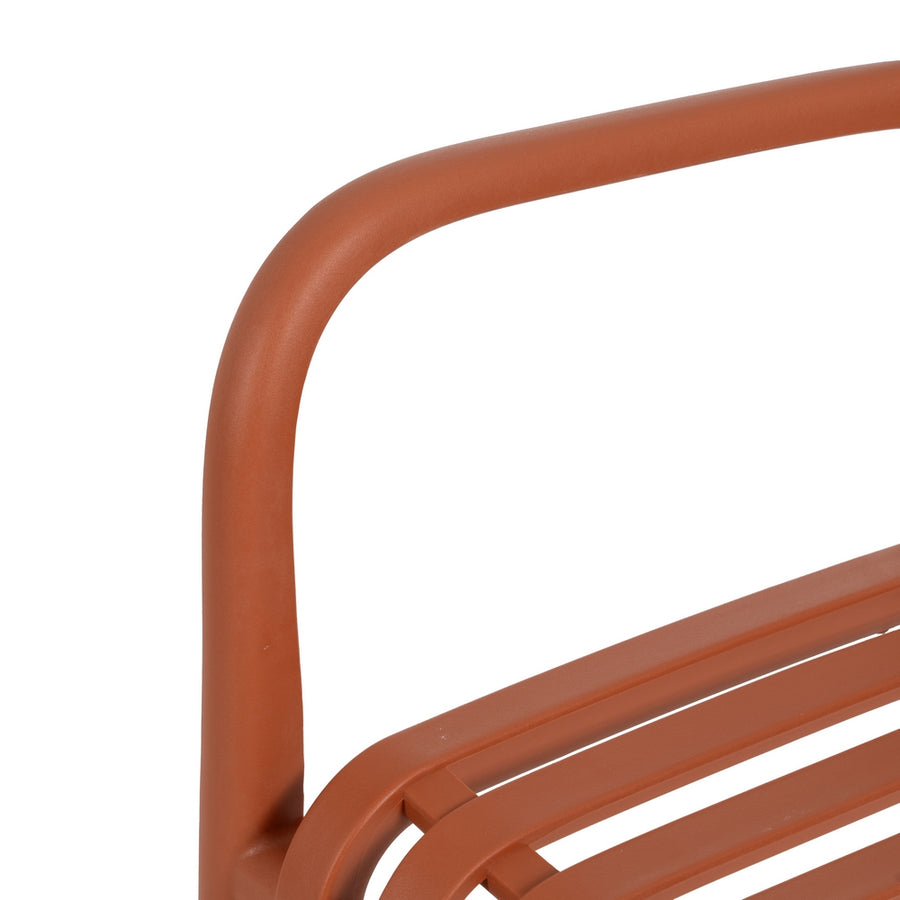 SILLA APILABLE TERRACOTA POLIPROPILENO 56 X 57 X 81 CM