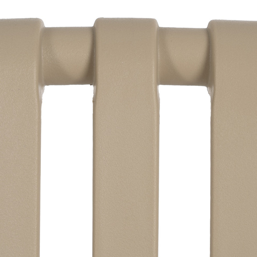 BEIGE STACKABLE POLYPROPYLENE CHAIR 50 X 58 X 80 CM