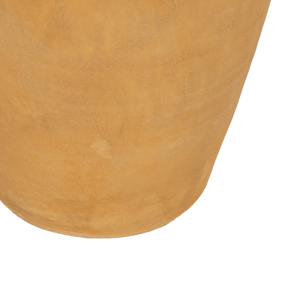 VANILLA CERAMIC DECORATIVE VASE 34 X 34 X 80 CM
