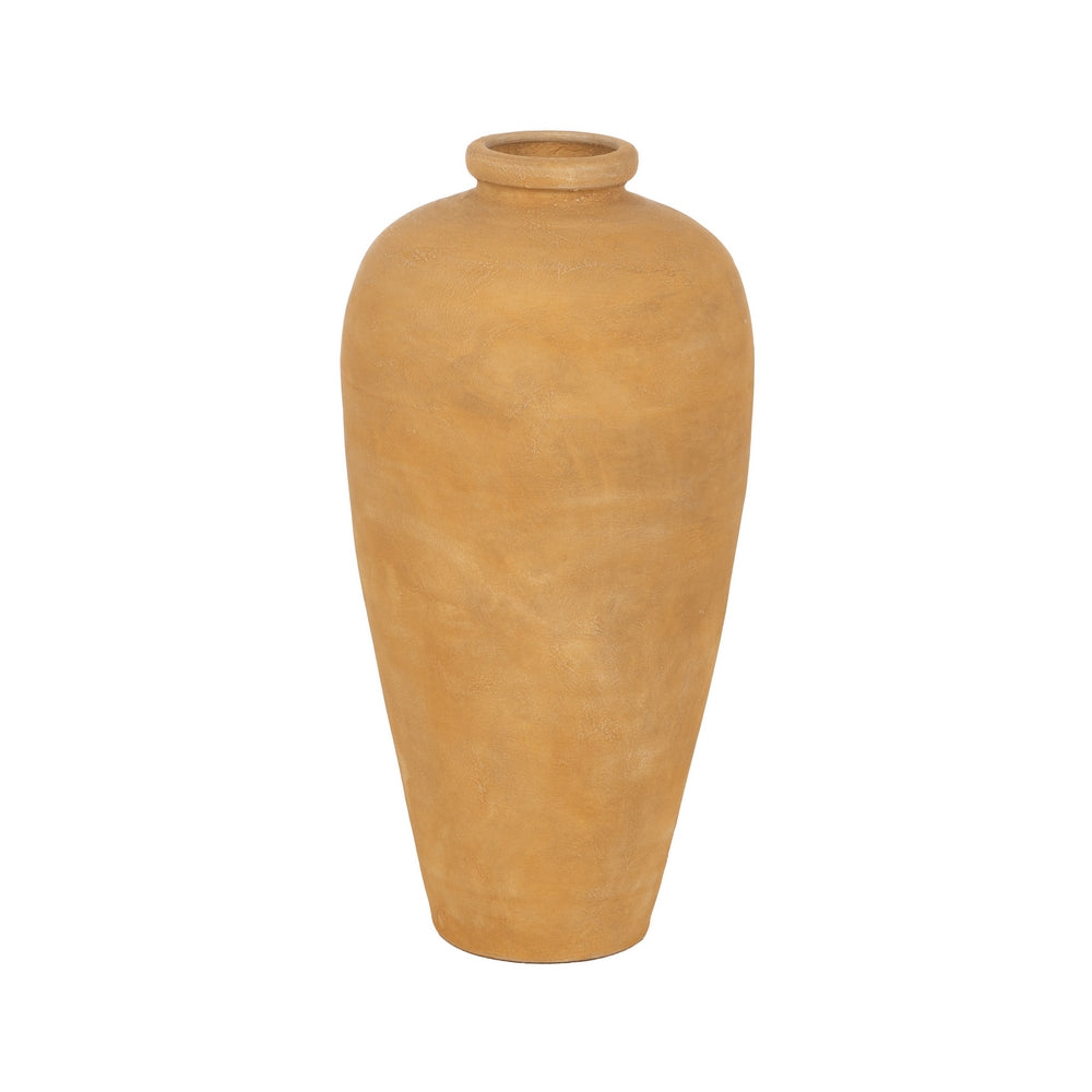 VANILLA CERAMIC DECORATIVE VASE 32 X 32 X 60 CM