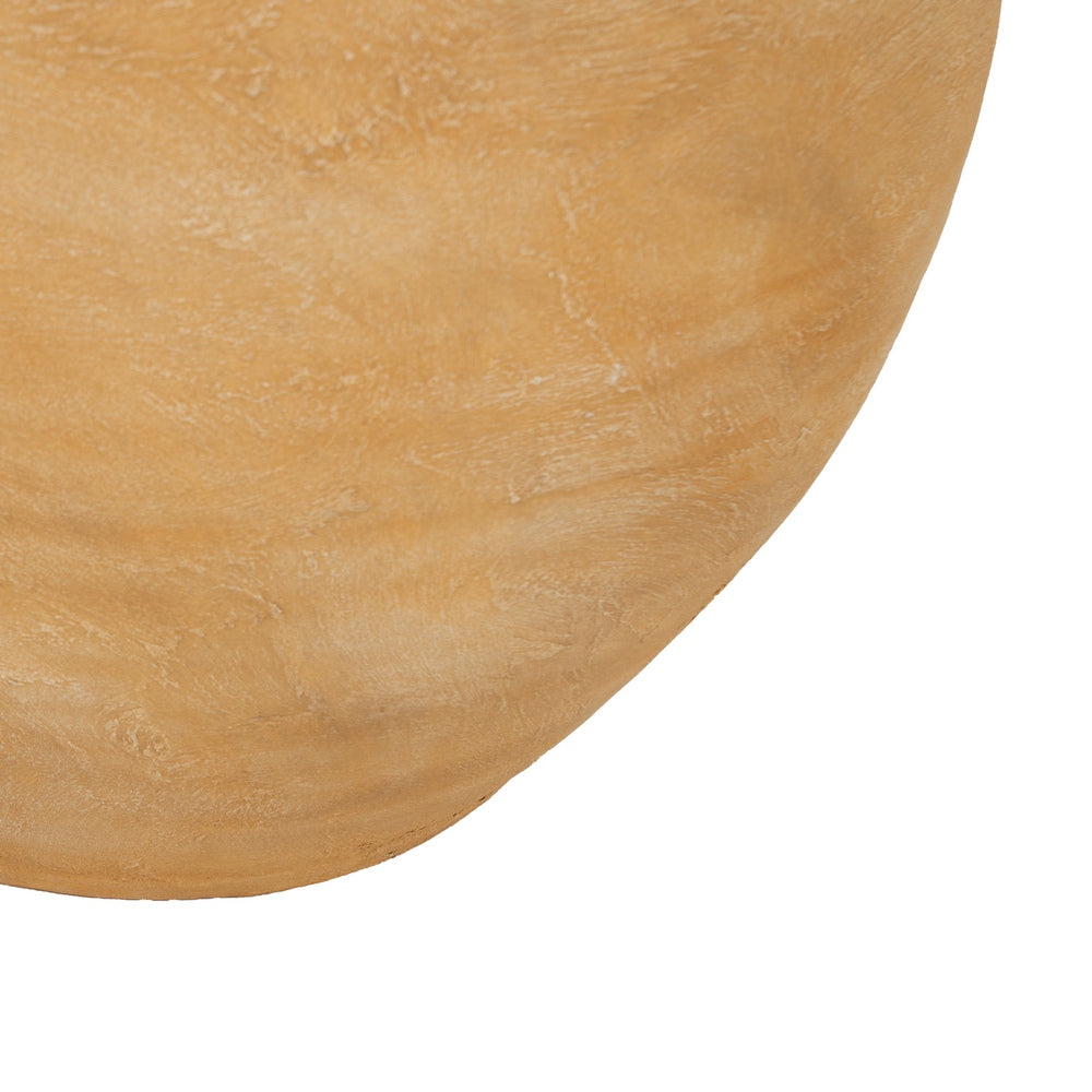 VANILLA CERAMIC PLANTER DECORATION 38 X 38 X 40 CM
